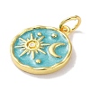 Rack Plated Brass Enamel Pendants KK-Z039-02A-2