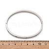 304 Stainless Steel Rhinestone Bangles for Women BJEW-Z092-05P-6