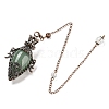 Natural Green Aventurine Dowsing Pendulum Big Pendants G-H293-01R-06-2