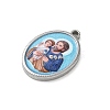 304 Stainless Steel Printed Religion Pendants STAS-G387-03P-12-2