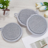 8Pcs Polyester with Cleaning Sponge for Bowl AJEW-GF0010-85-3