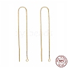 925 Sterling Silver Stud Earring Findings STER-E051-C-01G-6