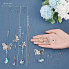 SUNNYCLUE Butterfly Suncatcher Making Kit for Hanging Pendant Ornament DIY-SC0020-49-3