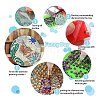 DIY Marine Animal Theme Diamond Painting Wood Cup Mat Kits DIY-H163-01-2