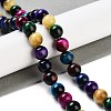 7 Colors Natural Tiger Eye Beads Strands G-A220-A01-02-2