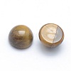 Natural Tiger Eye Cabochons G-P393-R26-6mm-2