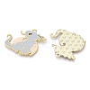 Alloy Enamel Pendants X-ENAM-A143-10KCG-04-2
