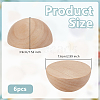 Wood Cabochons WOOD-WH0062-51C-2