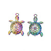 Rainbow Color Alloy Big Pendants PALLOY-N156-194-2