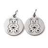 Non-Tarnish 304 Stainless Steel Charms LS-STAS-D050-07P-08-1