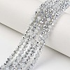 Electroplate Glass Beads Strands EGLA-A034-J8mm-M03-1