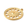 304 Stainless Steel Pendants STAS-H482-01G-2