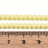 Baking Painted Pearlized Glass Pearl Bead Strands HY-N002-3mm-B03-5