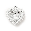 Alloy Crystal Rhinestone Pendants ALRI-K048-06P-2