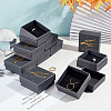 HOBBIESAY 12Pcs Hot Stamping Cardboard Jewelry Packaging Boxes CON-HY0001-02-6