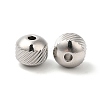 Non-Tarnish 201 Stainless Steel Bead STAS-H214-29D-P-1-2