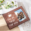 MDF Wood Photo Frames DIY-WH0231-067-6