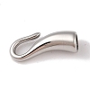 Non-Tarnish 304 Stainless Steel Hook Clasps STAS-C109-23P-01-2