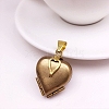 Brass Heart Locket Necklaces PW-WG48421-01-2