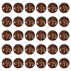 CHGCRAFT 30Pcs Resin Shank Buttons BUTT-CA0001-21-1