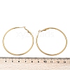 201 Stainless Steel Hoop Earrings EJEW-F188-24G-C-3