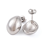Non-Tarnish 304 Stainless Steel Stud Earrings for Women EJEW-A049-16P-2