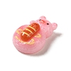 Cute Pig Theme Resin Imitation Food Decoden Cabochons RESI-U0003-02A-2