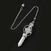 Natural Quartz Crystal Dowsing Pendulums G-C095-01P-02-3