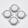 Alloy Enamel Links Connectors ENAM-TAC0003-01S-04S-1