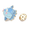 Enamel Pins Golden Alloy Brooches JEWB-S019-05B-3