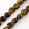 Natural Tiger Eye Bead Strands X-G-R190-16-1