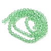 Transparent Electroplate Glass Beads Strands EGLA-A039-T3mm-A24-2