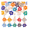 Glass Pendants PALLOY-PH01777-6
