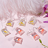 SUNNYCLUE Resin Pendants RESI-SC0001-03-6