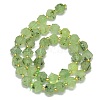 Natural Prehnite Beads Strands G-I376-A02-01-2