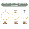30Pcs 6 Style Brass Bead Frames KK-FH0005-61-2