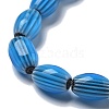 Handmade Millefiori Lampwork Beads Strands LAMP-F035-12P-3