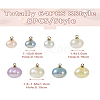 Craftdady 64Pcs 8 Style ABS Plastic Imitation Pearl Charms PACR-CD0001-03-23