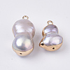 Natural Cultured Freshwater Pearl Pendants BSHE-N008-01A-2