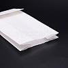 Rectangle Blank Greaseproof Wrapping Paper Baking Bags CARB-WH0014-01-2
