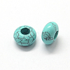 Synthetic Turquoise European Large Hole Beads X-G-Q442-15-2