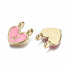 Alloy Enamel Charms X-ENAM-T012-02J-RS-3