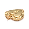 Rack Plating Real 18K Gold Plated Brass Pendants KK-E260-01G-Y-3