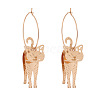 Alloy Hoop Earrings WG92327-01-2