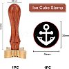 1Pc Brass Stamp Head DIY-OC0008-33C-2