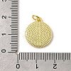Brass Enamel Pendants KK-I378-09G-4