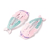 Baking Painted Iron Snap Hair Clips PHAR-B0002-27D-1