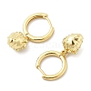 Brass Strawberry Hoop Earrings EJEW-M077-19G-01-2