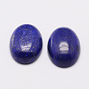 Dyed Oval Natural Lapis Lazuli Cabochons G-K020-14x10mm-02-1