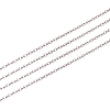 Anti-Tarnish Rhodium Plated 925 Sterling Silver Cable Chain STER-WH0011-04P-1